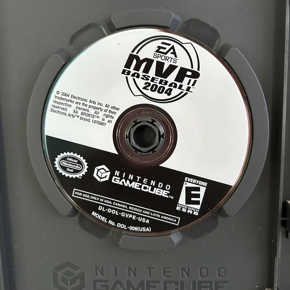 MVP Baseball 2004 (Nintendo GameCube) Case & Disc